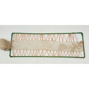 RARE Antique French Lace Loom Handmade Crochet Floral Design Vintage Paris VTG